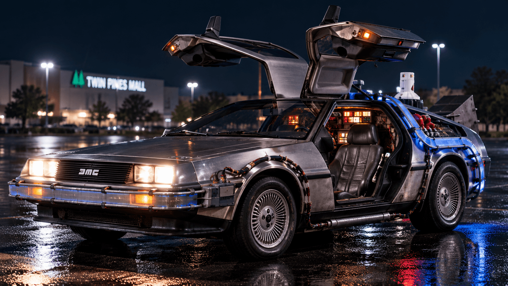 DeLorean DMC-12 laiko mašina iš „Atgal į ateitį“