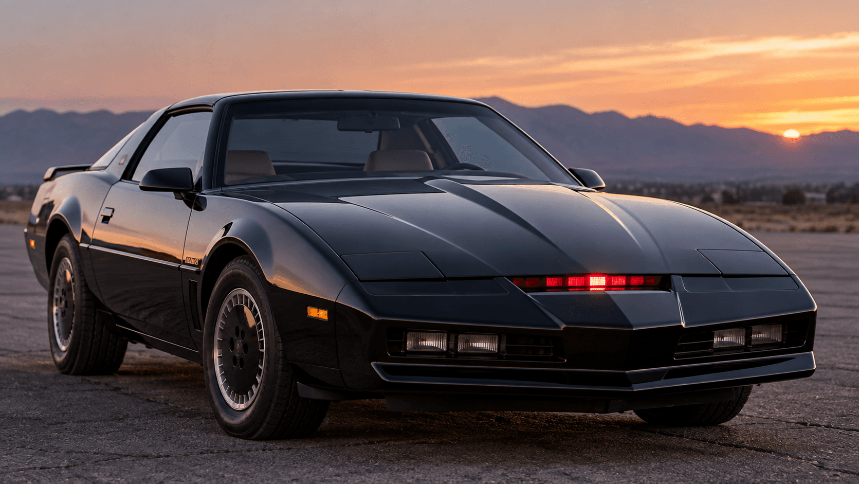 Juodas KITT Pontiac Firebird Trans Am
