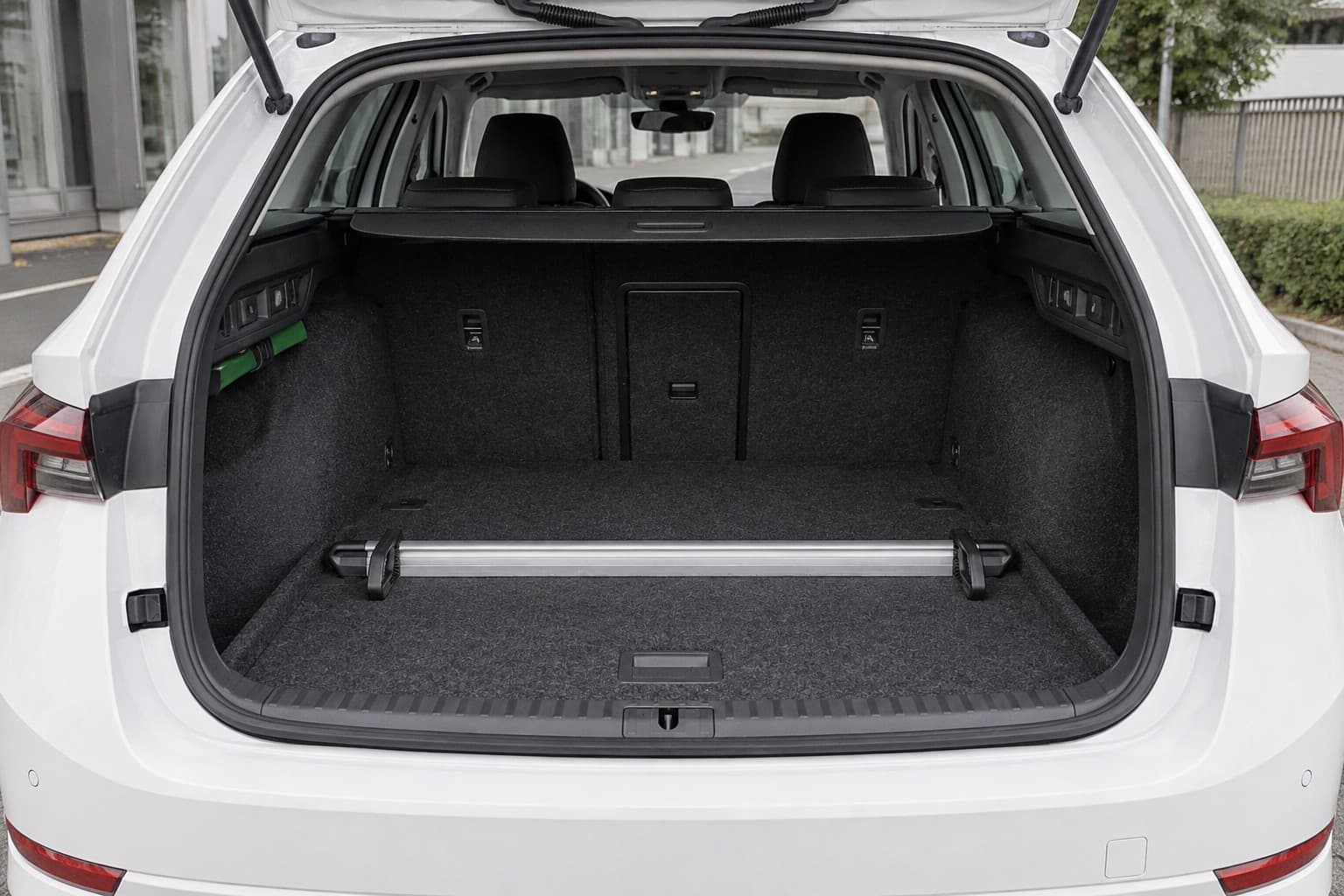Škoda Octavia Combi bagažinės erdvės iliustracija