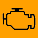 Check Engine / variklio gedimo lemputės simbolis